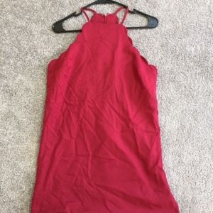 Lulu's Endlessly Endearing dress in Wine Red